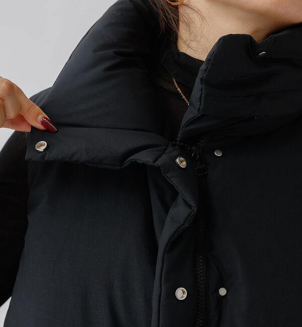 Rouge vif「2WAYフードダウンベスト」|ダウン|