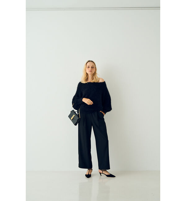 Rouge vif「【人気2025AW新色追加】【一部店舗限定】3wayルーズラメニット/オフショル」|ニット・セーター|