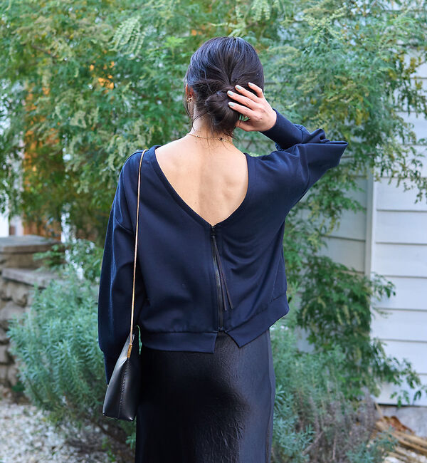 Rouge vif「ダンボール前後2WAYプルオーバー」|スウェット・ジャージ|