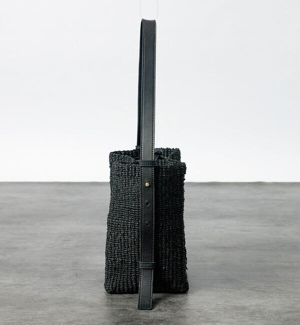 Rouge vif「【BAGMATI / バグマティ】ワンハンドル かごバッグ / ブラック【WEB」|ハンドバッグ|