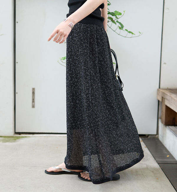 Rouge vif「ストレッチサッカープリントスカート」|スカート|