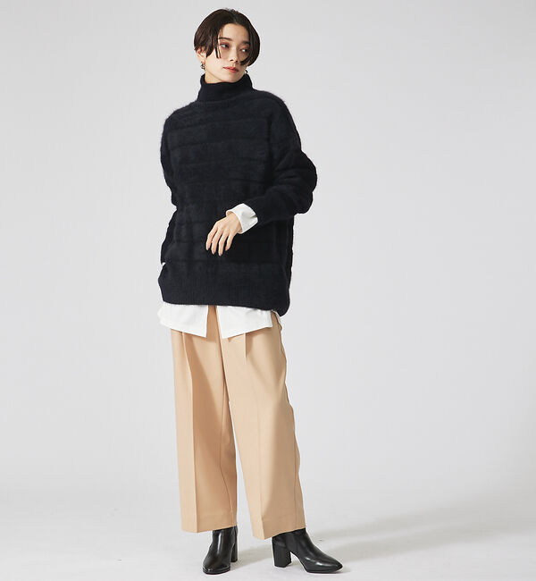 qualite「ウォームフラノストレートパンツ」|その他|