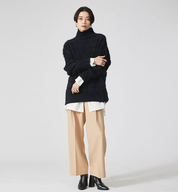 qualite「ウォームフラノストレートパンツ」|その他|