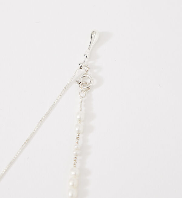 qualite「【JAMIRAY】パールシルバーネックレス」|ネックレス|