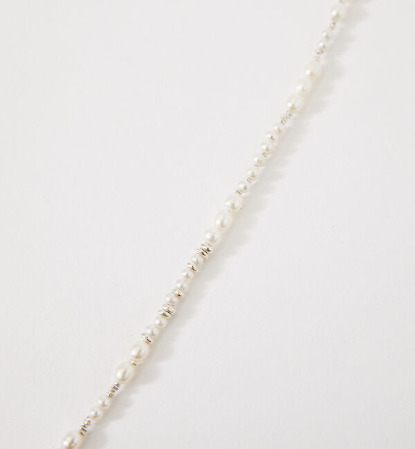 qualite「【JAMIRAY】パールシルバーネックレス」|ネックレス|