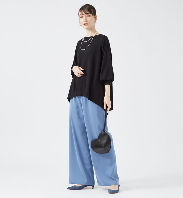 qualite「ヘムラインドレープニット」|ニット・セーター|