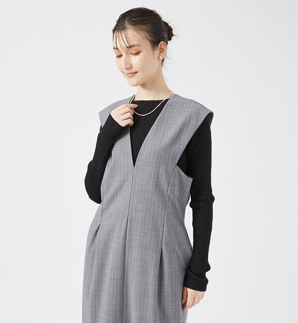 qualite「【日本製/2024AW】シームレスクルーネックニット」|ニット・セーター|