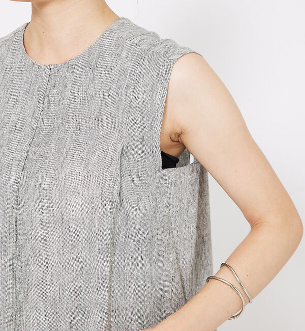 qualite「ラメスラブリネンワンピース」|ワンピース|