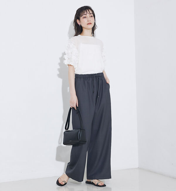 qualite「boussole&times;qualiteフラワーエンブロPO」|Tシャツ・カットソー|