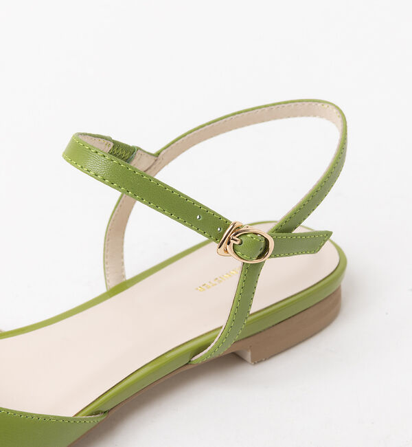 AU BANNISTER「スクエアトゥ ストラップパンプス」|サンダル|