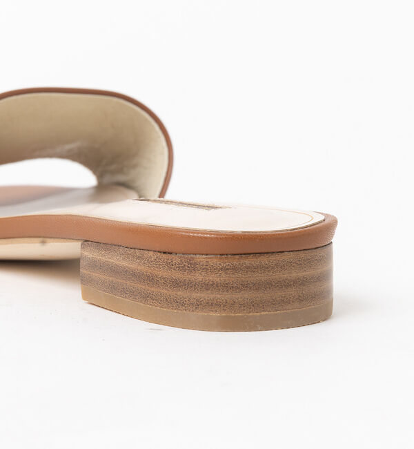 AU BANNISTER「ミックスパーツスライド フラットサンダル」|サンダル|