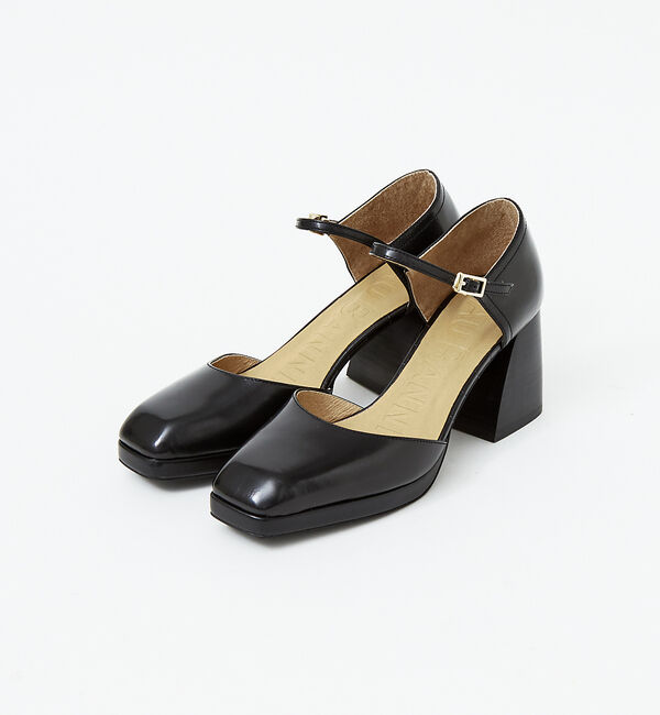 AU BANNISTER「プラットフォームパンプス」|パンプス|ブラック