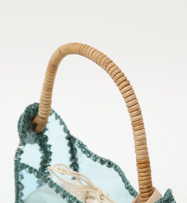 AU BANNISTER「●JAMIRAY コードパッチ クリアハンドバッグ」|ハンドバッグ|