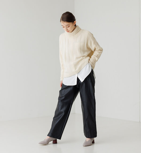 AU BANNISTER「カラーヒールソフトレザーパンプス」|パンプス|