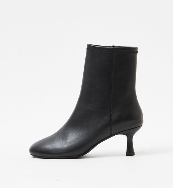 AU BANNISTER「【スノーソール】オブリークトゥショートブーツ」|ショートブーツ|