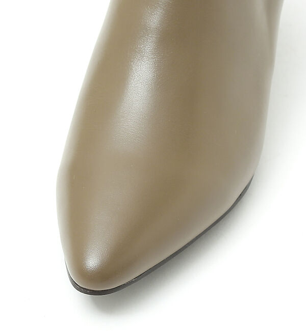 AU BANNISTER「【スノーソール】切り替しブーティー」|ショートブーツ|