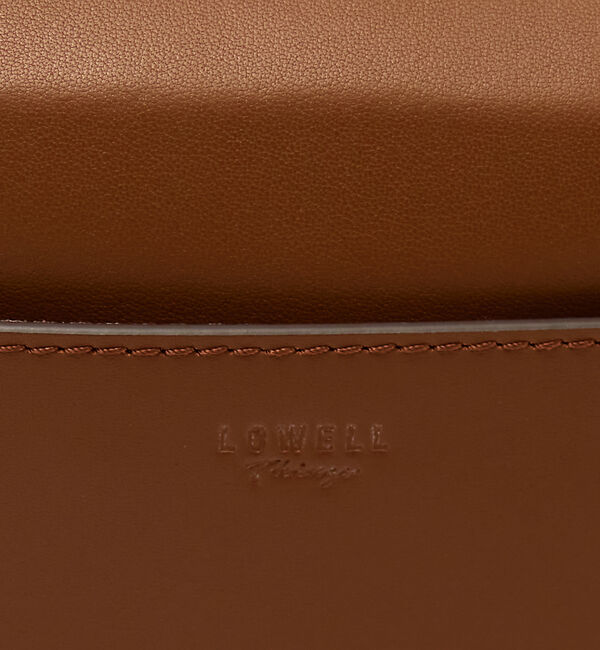 LOWELL things「【GISELe掲載】Macheri/レザーBOX型ハンドショルダーBAG」|ハンドバッグ|