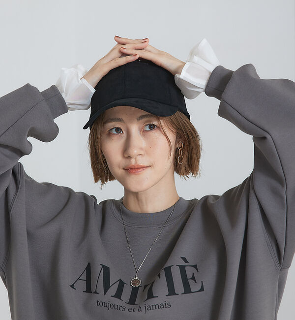 abahouse mavie「ロゴシルキーダンボールプルオーバー」|スウェット・ジャージ|