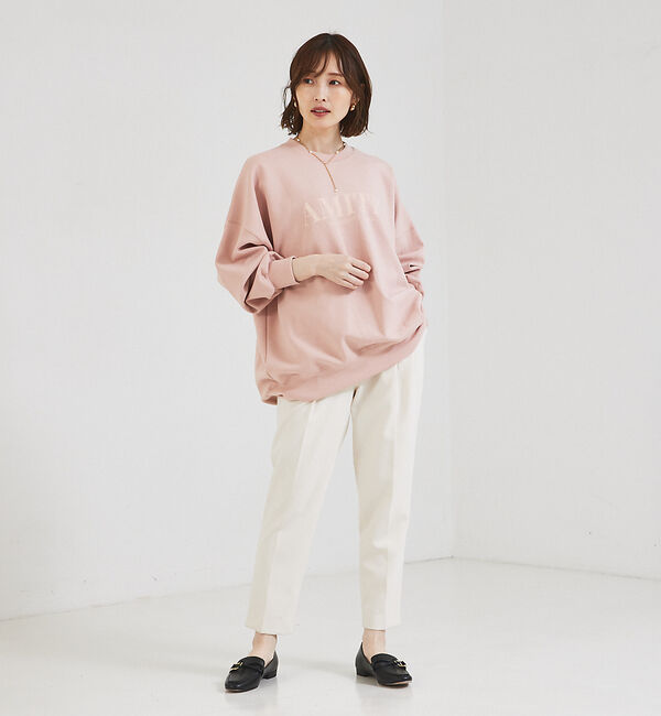 abahouse mavie「ロゴシルキーダンボールプルオーバー」|スウェット・ジャージ|