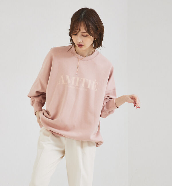 abahouse mavie「ロゴシルキーダンボールプルオーバー」|スウェット・ジャージ|