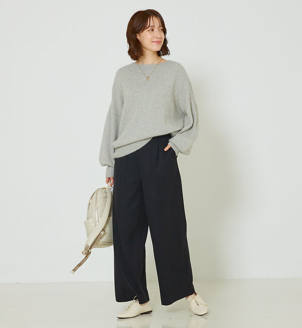 abahouse mavie「【セットアップ対応】ウォームジャージーワイドパンツ」|その他|