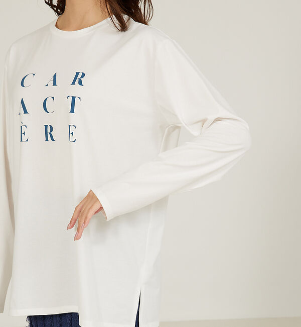 abahouse mavie「【定番/長袖】ロゴロンT」|Tシャツ・カットソー|