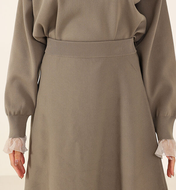 abahouse mavie「シアーフリルコンビセットアップ」|その他|