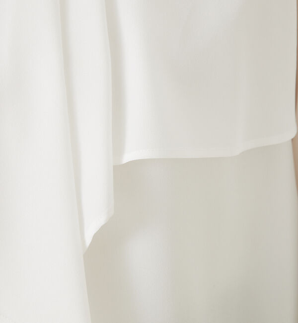 abahouse mavie「ジョーゼットワイドフリルブラウス」|シャツ・ブラウス|