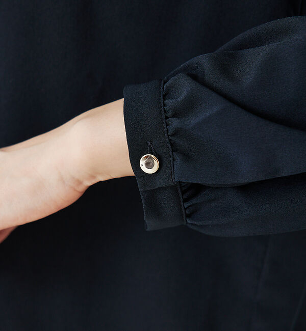 abahouse mavie「ジョーゼットワイドフリルブラウス」|シャツ・ブラウス|