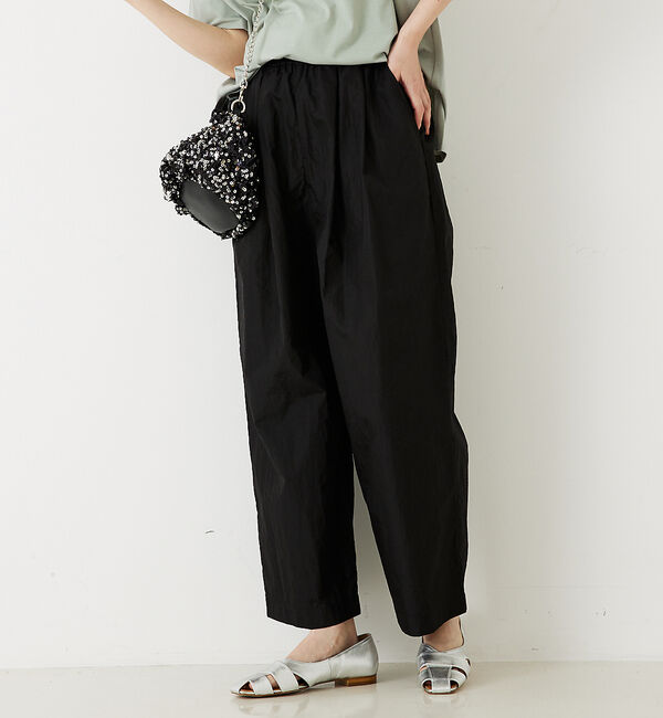 abahouse mavie「シャイニータフタワイドテーパードパンツ」|その他|