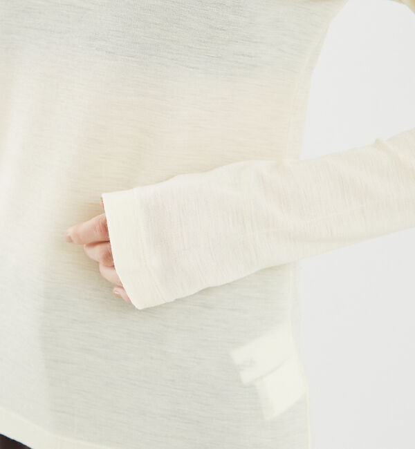 The Store by C' 「【COCUCA】シアージャージタートルプルオーバー」|Tシャツ・カットソー|