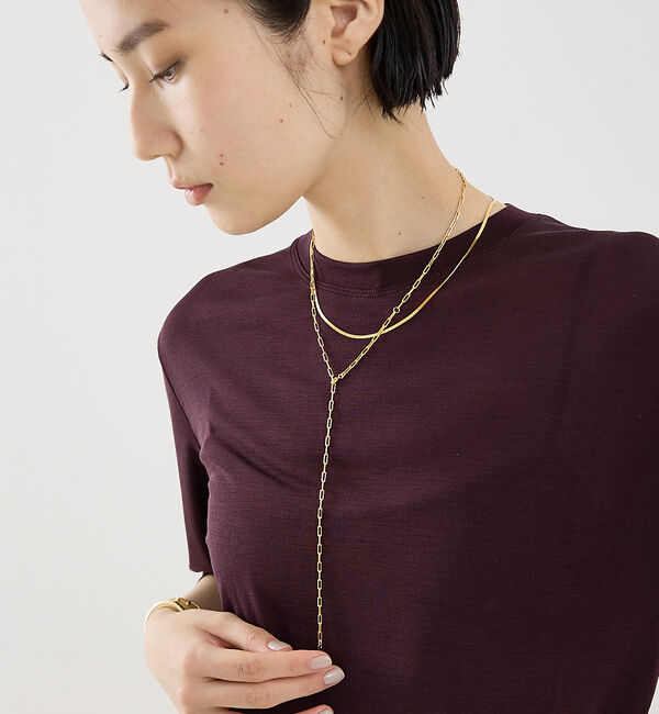 The Store by C' 「【MARIHA】Silent Rain ネックレス　ヘリンボーン45㎝」|ネックレス|