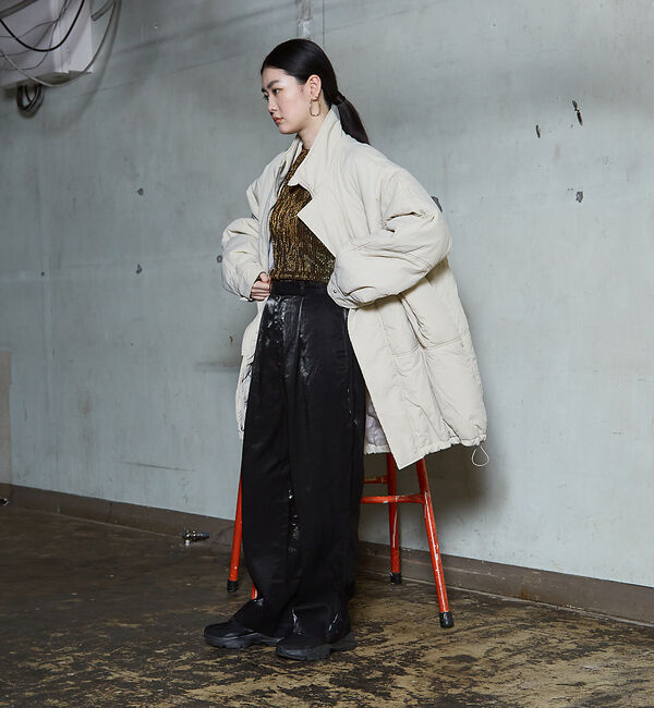 NOMINE「サテンパンツ」|スラックス|