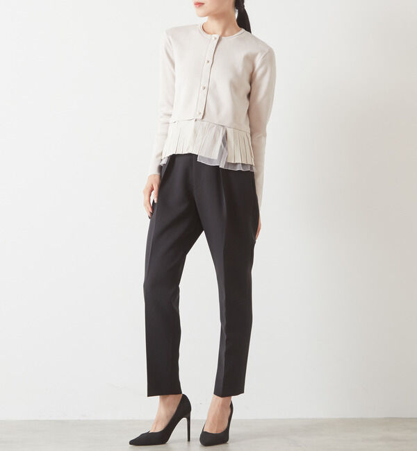 TIARA「《一部別注カラー》【MARILYN MOON/マリリンムーン】パールボタンカーディガン」|カーディガン|