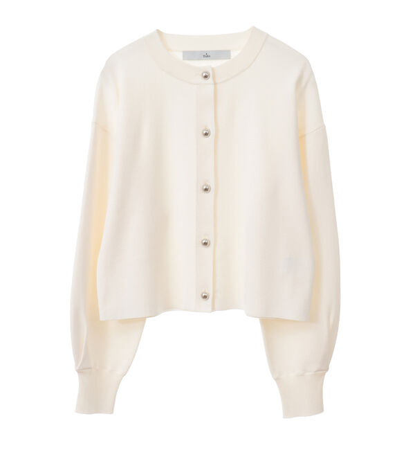 TIARA「シルバーボタンカーディガン」|カーディガン|