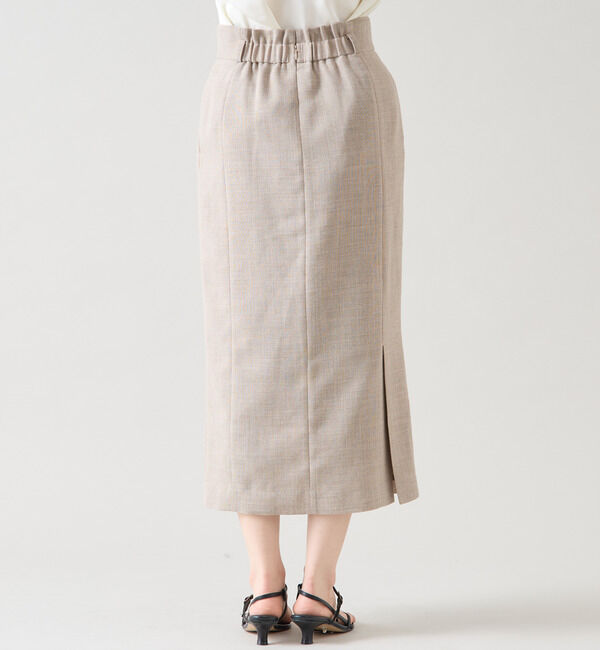 TIARA「ミニリボン付ロングタイトスカート（セットアップ可）」|スカート|