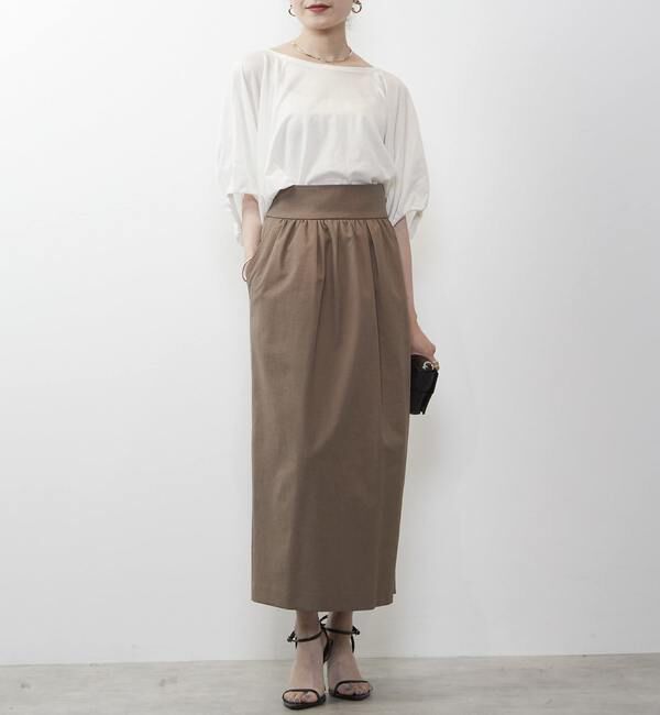 Liesse「ギャザードルマンブラウス」|Tシャツ・カットソー|