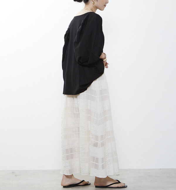 Liesse「ギャザードルマンブラウス」|Tシャツ・カットソー|