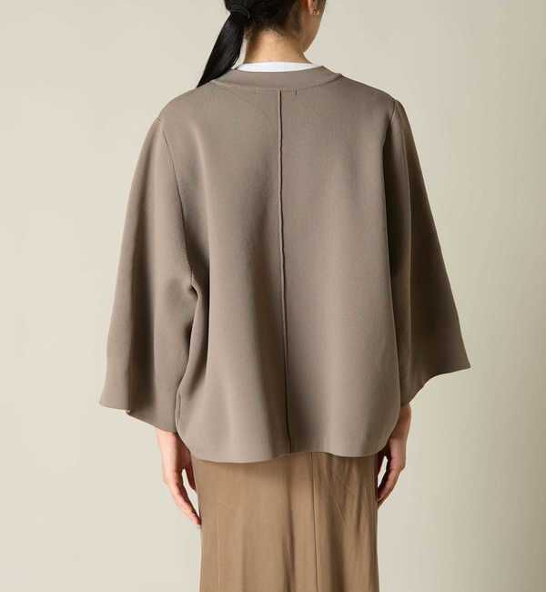 Liesse「エコファーポケットニットブルゾン」|カーディガン|