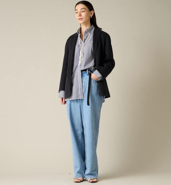 Liesse「EASY CAREオーバーサイズシャツ」|シャツ・ブラウス|