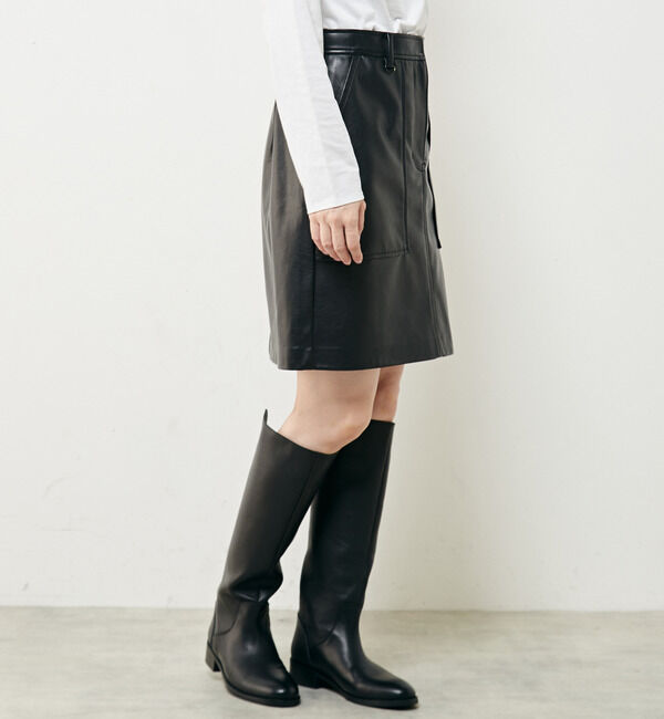 Soffitto「エコレザーミニスカート」|スカート|
