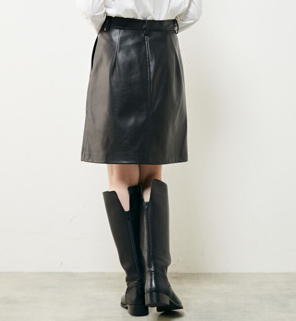 Soffitto「エコレザーミニスカート」|スカート|