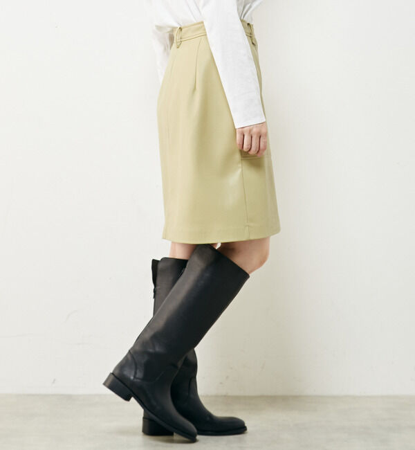 Soffitto「エコレザーミニスカート」|スカート|