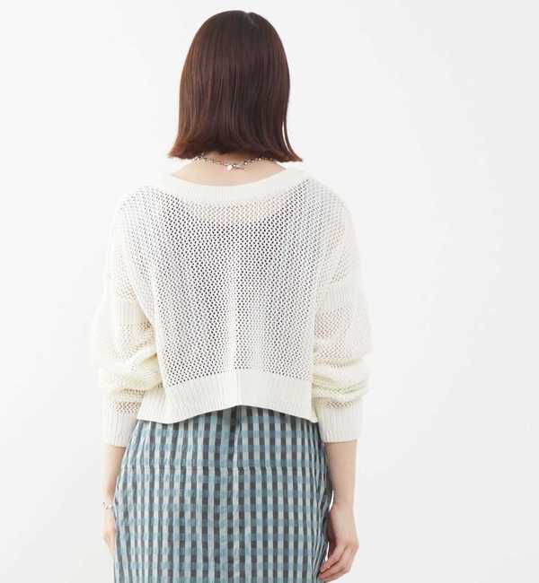 Soffitto「2WAYメッシュニット」|ニット・セーター|