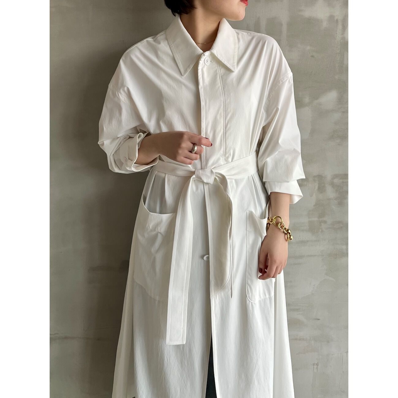 HELIOPOLE「HELIOPOLE ATHLEISURE SHEER CORT」|トレンチコート|