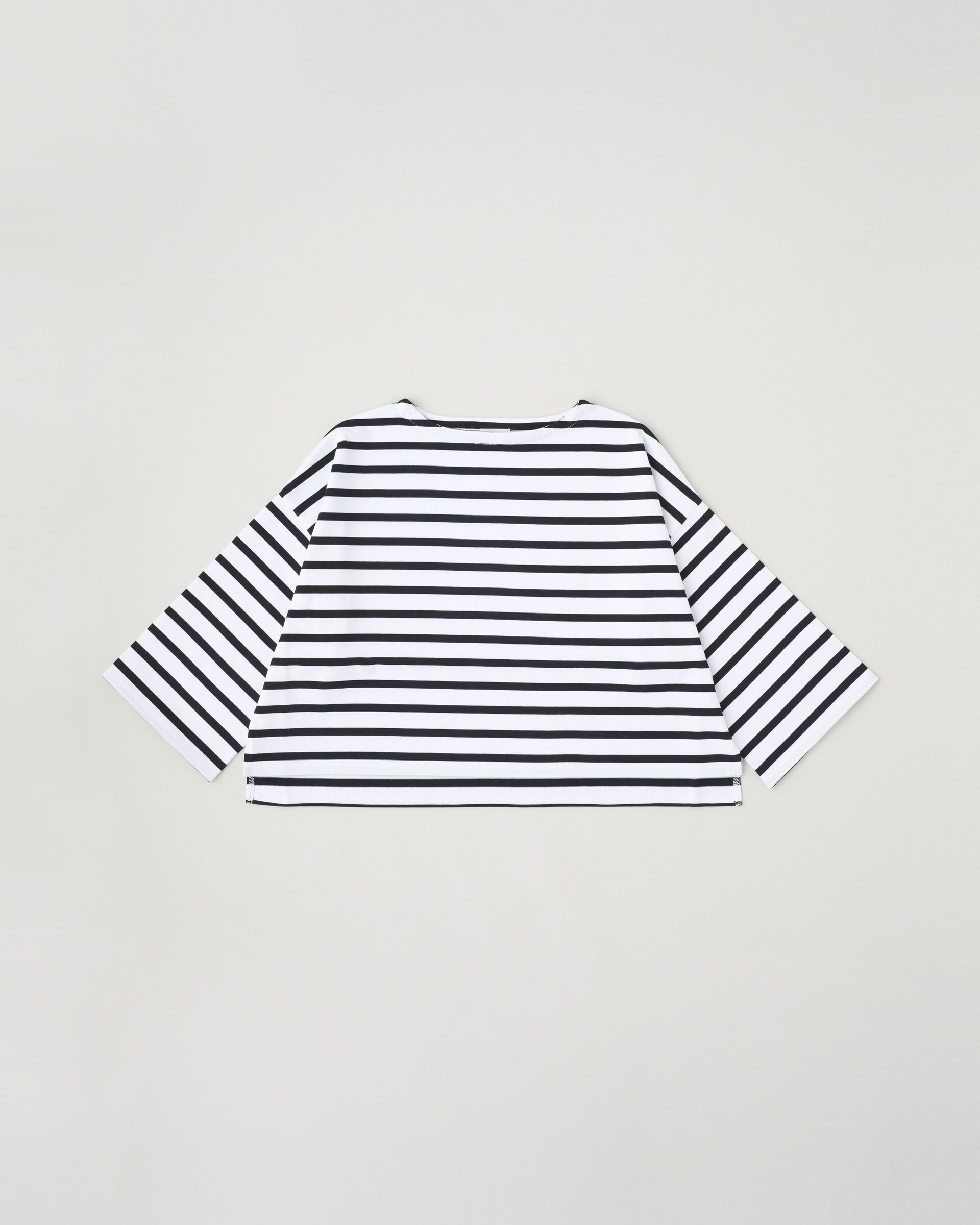 Traditional Weatherwear「LYNE WIDE SLEEVE」|Tシャツ・カットソー|ﾎﾜｲﾄ&times;ﾌﾞﾗｯｸ