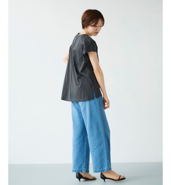 le.coeur blanc「オーガニックコットンフレンチスリーブTシャツ」|Tシャツ・カットソー|