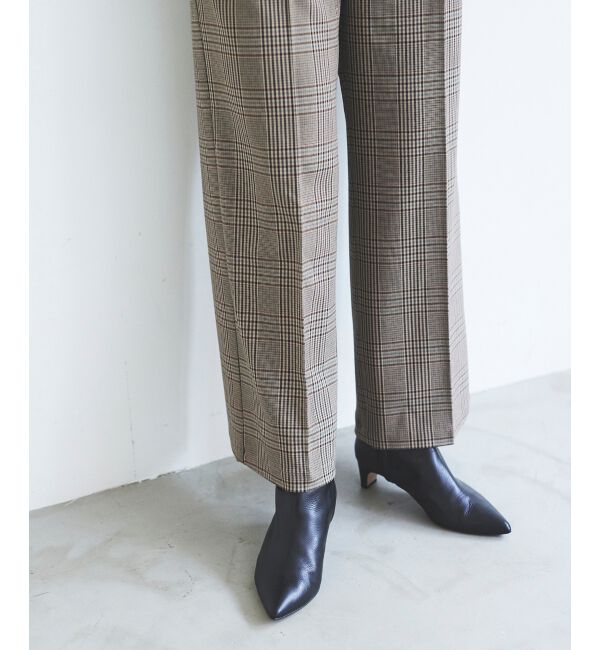 le.coeur blanc「Perle Peche チェックパンツ」|その他|