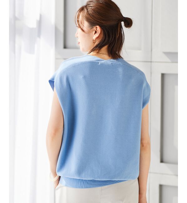 le.coeur blanc「《手洗い可能》ガーターアミコクーンシルエットニット」|ニット・セーター|