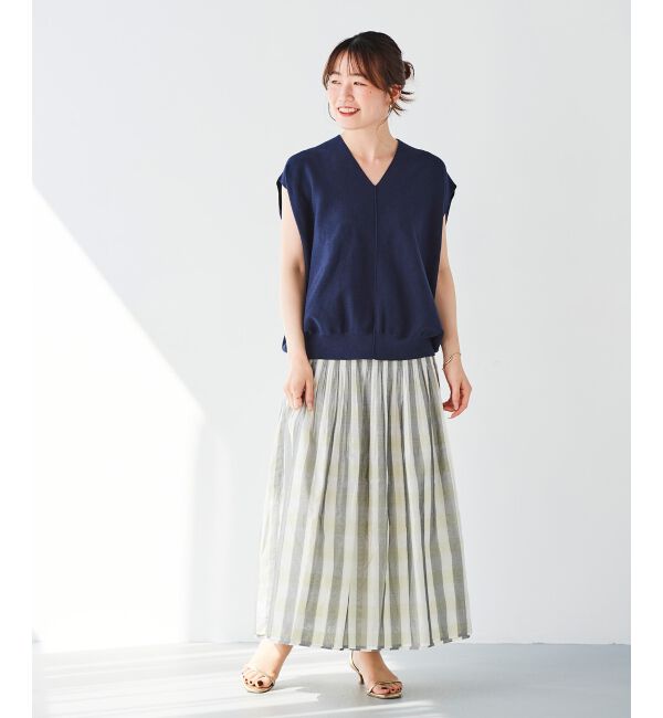 le.coeur blanc「《手洗い可能》ガーターアミコクーンシルエットニット」|ニット・セーター|